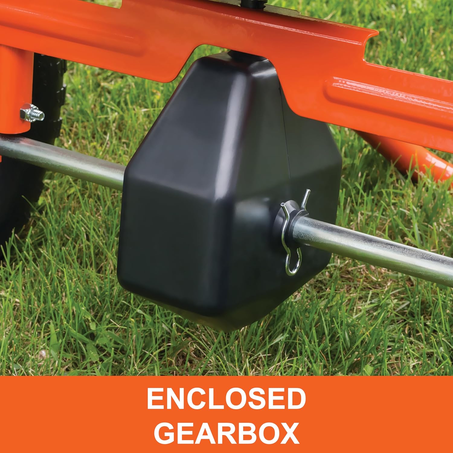 Agri-Fab 45-0614 130 lb. Push Lawn & Garden Broadcast Spreader for Seed Fertilizer Salt Ice Melt; Walk Behind with Easy to use Flow Control Lever
