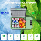 BODEGA BODEGACOOLER 12 Volt Car Refrigerator, 18 Quart Portable Freezer, Car Fridge -4℉-68℉, Compressor Electric Cooler 12/24V DC100-240 Volt AC for Outdoor RV Camping Travel Vehicles Home Use