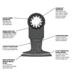 Bosch OSL212F-10 2-1/2 in. Starlock® Oscillating Multi Tool Bi-Metal Plunge Cut Blade 10 pk.