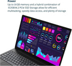 Lenovo V15 Laptop  15.6" FHD Display  AMD Ryzen 5 5500U Hexa-core Processor (Beat Intel i7-1065G7)  16GB RAM  512GB SSD  HDMI  RJ45  Numeric Keypad  Wi-Fi  Windows 11 Pro  Black