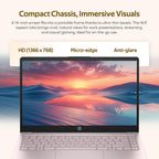 HP Stream 14" Laptop with AI Copilot  Flagship for Students & Business  13th Gen Intel 4-Core  4GB RAM  1.12TB Storage (128GB UFS + 1TB Docking Station)  Office 365 1-Year  Win 11 S  Tranquil Pink