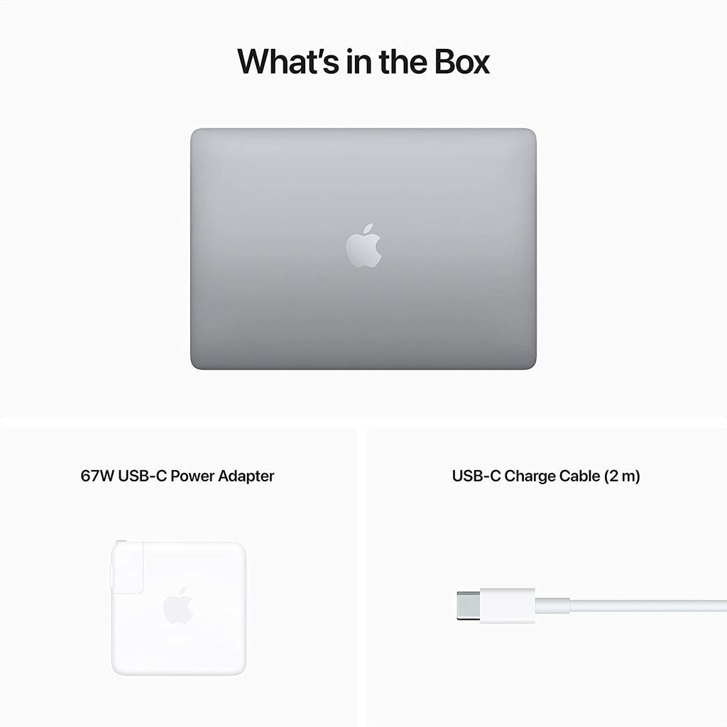 2022 Apple MacBook Pro with Apple M2 chip (13-inch  8GB RAM  256GB SSD Storage) (QWERTY English) Space Gray (Renewed)