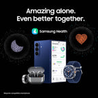 Samsung Galaxy Watch Ultra (2025) 47mm LTE Smartwatch  Titanium Casing  Advanced Sleep Coaching  Running Coach  Energy Score  Heart Rate Tracking  GPS  Titanium Silver US Version  2 Yr Warranty