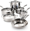 Tramontina Signature Tri-Ply Clad Stainless Steel 13-Piece Cookware Set with Lids, Pots and Pans Kitchen Set, Induction-Ready, Dishwasher-Safe, NSF-Certified