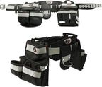 TradeGear Part#SZA Electrician's Belt & Bag Combo - Heavy Duty Electricians Tool Belt Designed for Comfort & Durability - Ideal for All Electricians Tools - Fits Sizes S - L (26"-40")