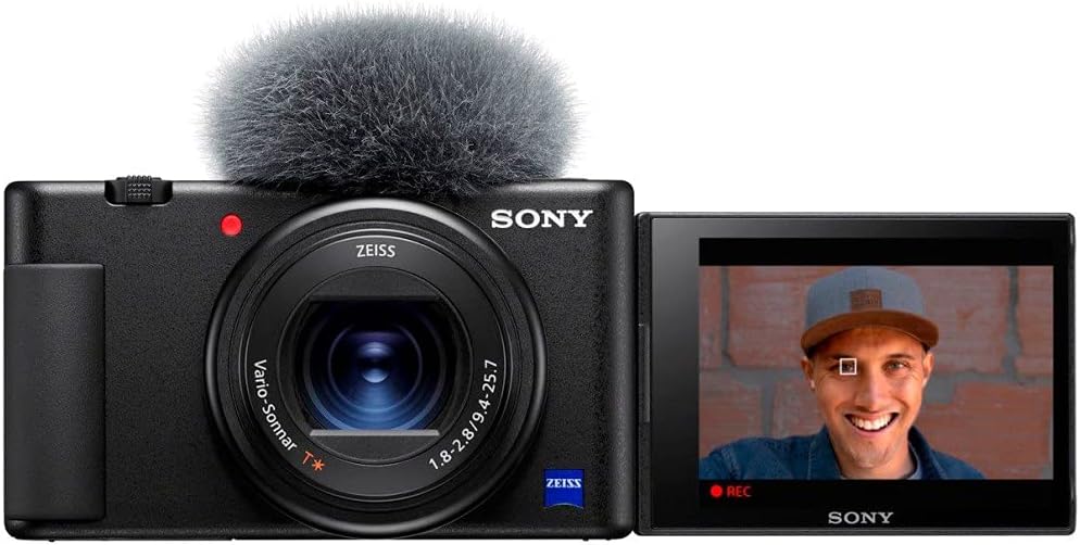 Sony ZV-1 20.1-Megapixel Digital Camera for Content Creators and Vloggers (Renewed)