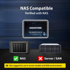 Gigastone 【NAS Certified】 High Endurance SSD 1TB (2-Pack) Up to 550MB/s TLC Flash with SLC Caching 24/7 Reliable for Gaming/PC/NAS SSD 5-Year Warranty 2.5" SATA Internal Solid State Drives RAID Disk
