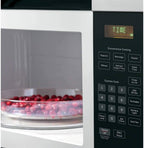 GE JVM3160RFSS 30" OTR Microwave, 1.6 cu ft, 1000W, 300 CFM Hood Vent, LED Lighting, Auto Defrost, Easy Mount Install, Stainless Steel