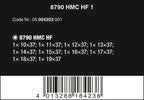 WERA 05004203001 8790 HMC HF 1 Zyklop Socket Set with 1/2" Drive, with Holding Function, 10 Pieces