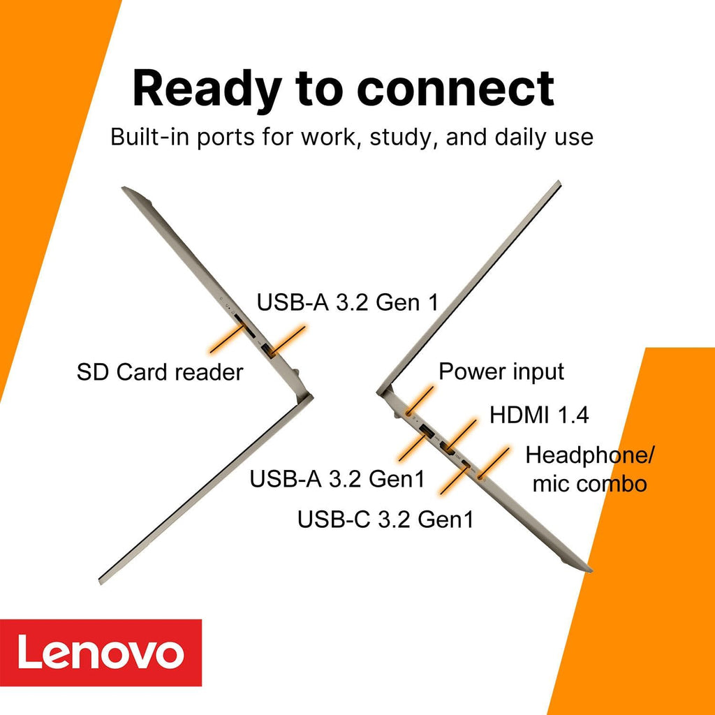 Lenovo IdeaPad 15.6" Business Laptop • Microsoft Office 365 • 1.1TB Storage • DDR4 • Intel Dual core • 1TB Cloud and 128GB SSD • WiFi 6 • Copilot AI • HDMI • Windows 11 no Mouse • Essential Laptop