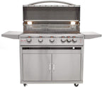 Blaze Freestanding Grill with Lights (BLZ-5LTE2-LP-BLZ-5-CART), 40-inch, Propane Gas