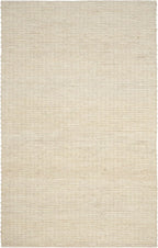 SAFAVIEH Area Rug 5x8 - Natural Fiber Collection - Ivory, Handmade Jute, Farmhouse Style, Chunky Textured Thick Pile (NF750A)