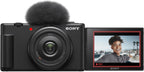 Sony ZV-1F Content Creator's Ultimate Kit: 128GB Extreme Memory  Mic  Video Light  Editing Software U-Grip  and Tripod Bundle (21pc)