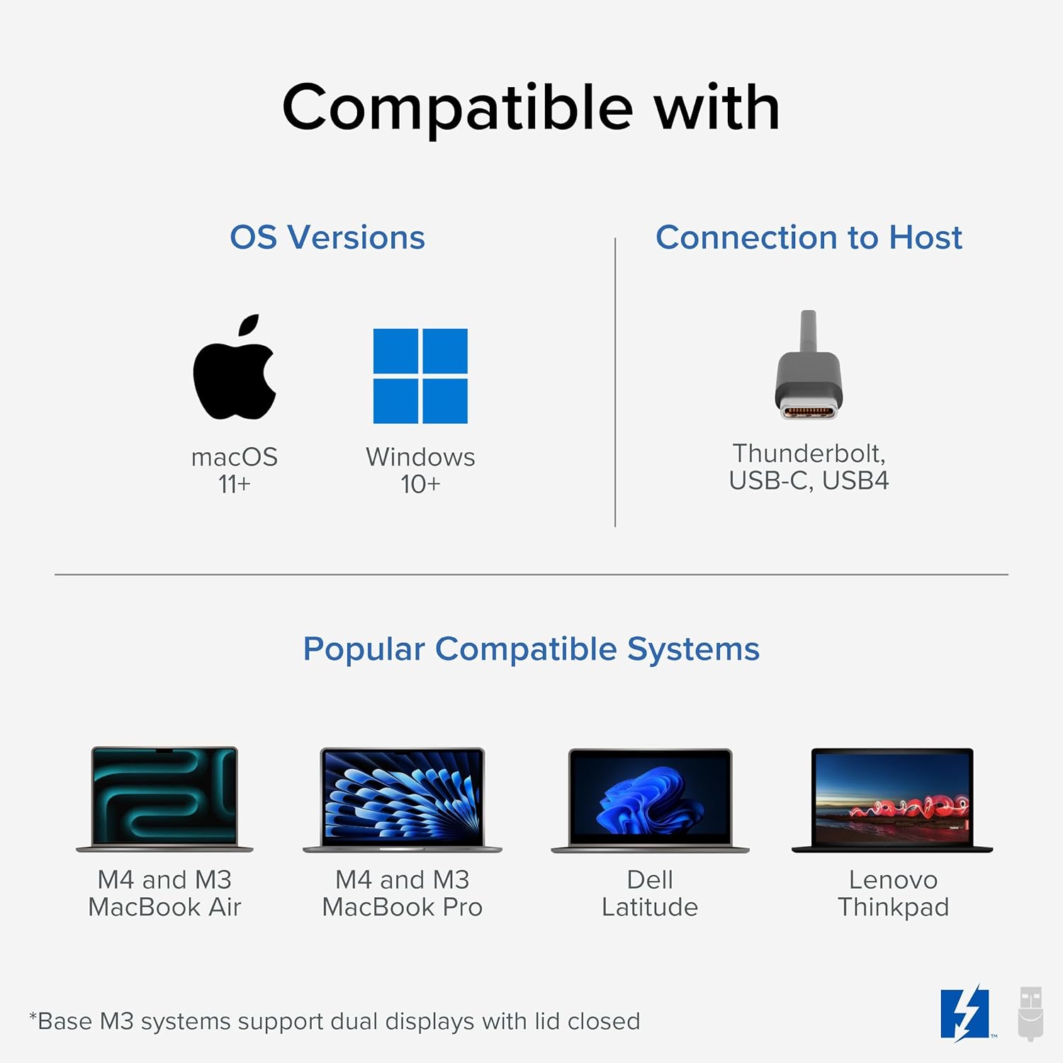 Plugable 16-in-1 Thunderbolt 4 Dock – Dual 4K Monitors for M4/M5 MacBook Air/Pro  100W Charging  2X HDMI  2X DisplayPort  2.5G Ethernet  7X USB  MicroSD/SD Card Reader  Windows & USB4 Compatible