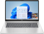 HP 17.3 inch Laptop  HD+ Display  AMD Ryzen 5 7520U  16 GB RAM  512 GB SSD  AMD Radeon Graphics  Windows 11 Home  Natural Silver  17-cp2199nr