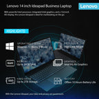 Lenovo IdeaPad Laptop with Microsoft Office  12GB RAM  1.2TB(1TB Cloud & 256GB Storage)  Intel High Performance CPU  11 Hour Battery  SD-Card Reader  Webcam + USB-C  WOWPC Recovery USB  Windows 11