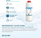 Elkay LZS8WSLK Filtered Fountain & EZH2O Bottle Filling Station, Lt. Gray, 120V