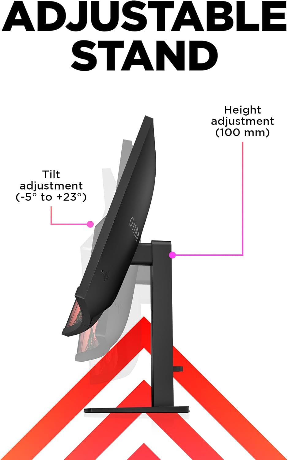 HP OMEN 32c QHD 165Hz Curved Gaming Monitor  QHD Display (2560 x 1440)  VA Panel  99% sRGB  90% DCI-P3  16:9  AMD FreeSync Premium Technology  32c (2023)