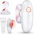 3-in-1 Electric Cellulite Massager, 3-in-1 Body Sculpting Machine -3 Modes Adjustable Body Sculpting Machine- Home Use Cupping Therapy Tool for Back, Belly, Waist, Arms, Legs-White