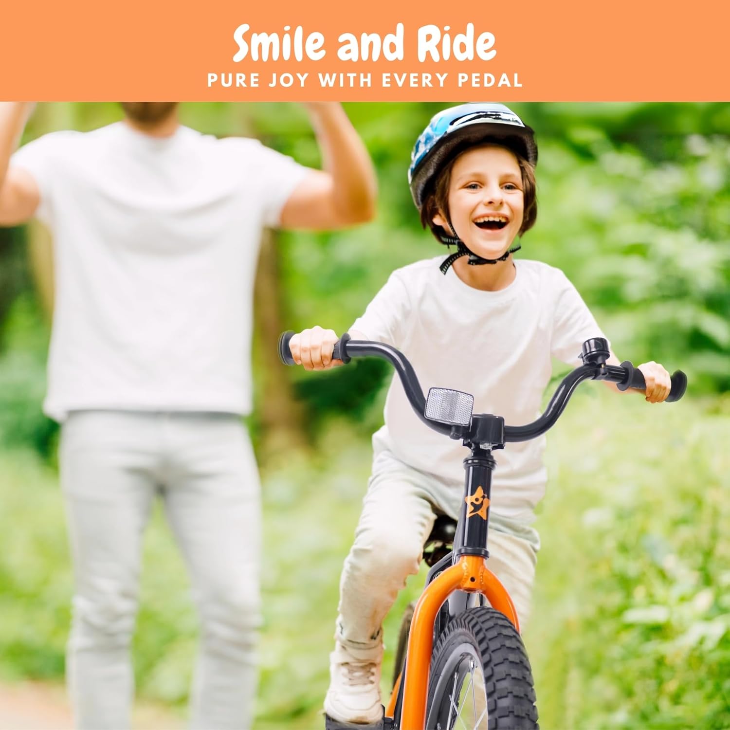 bicystar Kids Bike with Training Wheels, BMX Bicycle with Pedals for 2-4 Year Old Boys Girls, Birthday Gift