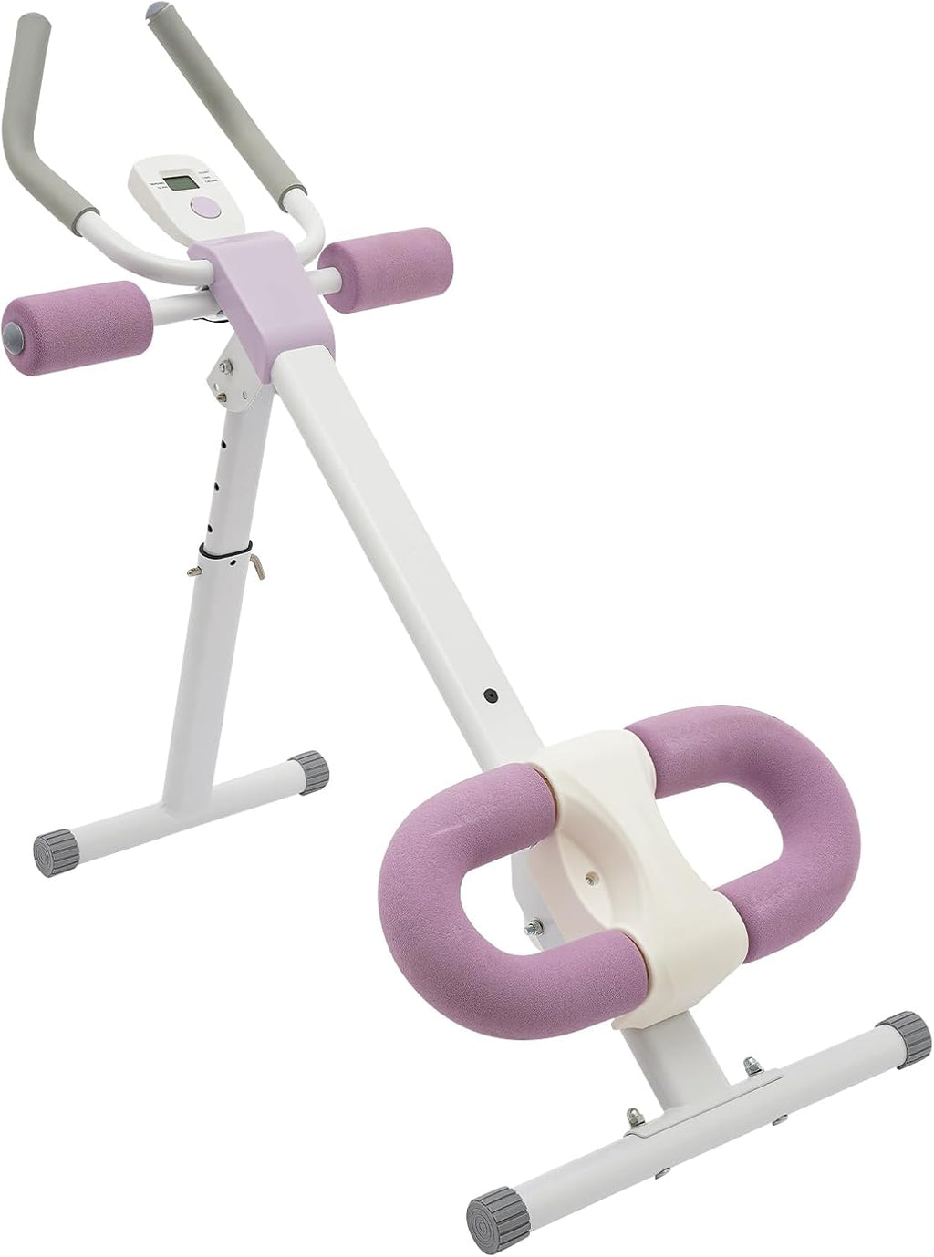 Ab Machine Ab Workout Equipment Adjustable Abdominal Trainer Whole Body Exercise Machine Stomach Waist Cruncher Core Toner Leg Thighs Buttocks Shaper Foldable Home Gym Equipment