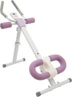 Ab Machine Ab Workout Equipment Adjustable Abdominal Trainer Whole Body Exercise Machine Stomach Waist Cruncher Core Toner Leg Thighs Buttocks Shaper Foldable Home Gym Equipment