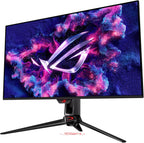 ASUS ROG Swift 32” 4K OLED Gaming Monitor (PG32UCDM) - UHD (3840 x 2160)  QD-OLED  240Hz  0.03ms  G-SYNC Compatible  Custom Heatsink  Graphene Film  99% DCI-P3  True 10-bit  90W USB-C