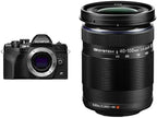 Bundle of OM SYSTEM Olympus E-M10 Mark IV Black Micro Four Thirds System Camera 20MP Sensor 5-Axis Image Stabilization 4K Video Wi-Fi + M.Zuiko Digital 40-150mm F4.0-5.6 R Black  3.75x Zoom Lens