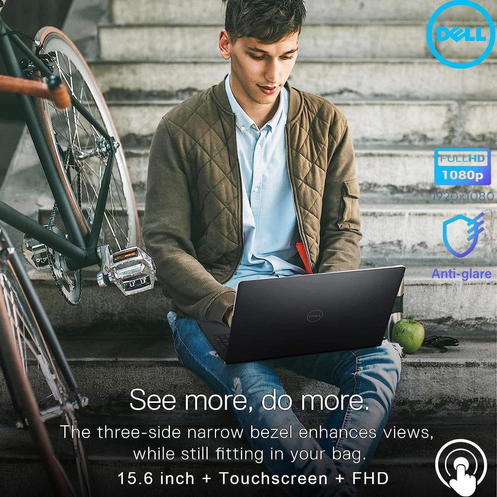 Dell Inspiron 15.6" FHD Touchscreen Laptop  13th Gen Intel Core i5 (Beat i7-1250U)  12GB RAM  768GB Storage (256GB PCIe SSD + 512GB External)  Anti-Glare  Win 11 with MS Office  Long Battery Life