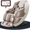 MassaMAX MT339 4D Massage Chair, Full Body Recliner with Auto Footrest, Zero Gravity, OTA Cloud Tech, SL Track, Deep Yoga Stretch, 27 Modes, APP, AI Control, and Heating (Golden)