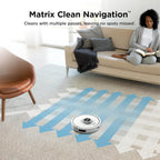 Shark AI Ultra Voice Control Robot Vacuum with Matrix Clean Navigation, Home Mapping, 60-Day Capacity, XL Self-Empty Base for Homes with Pets, Carpet & Hard Floors, Cool Grey, AV2511AE