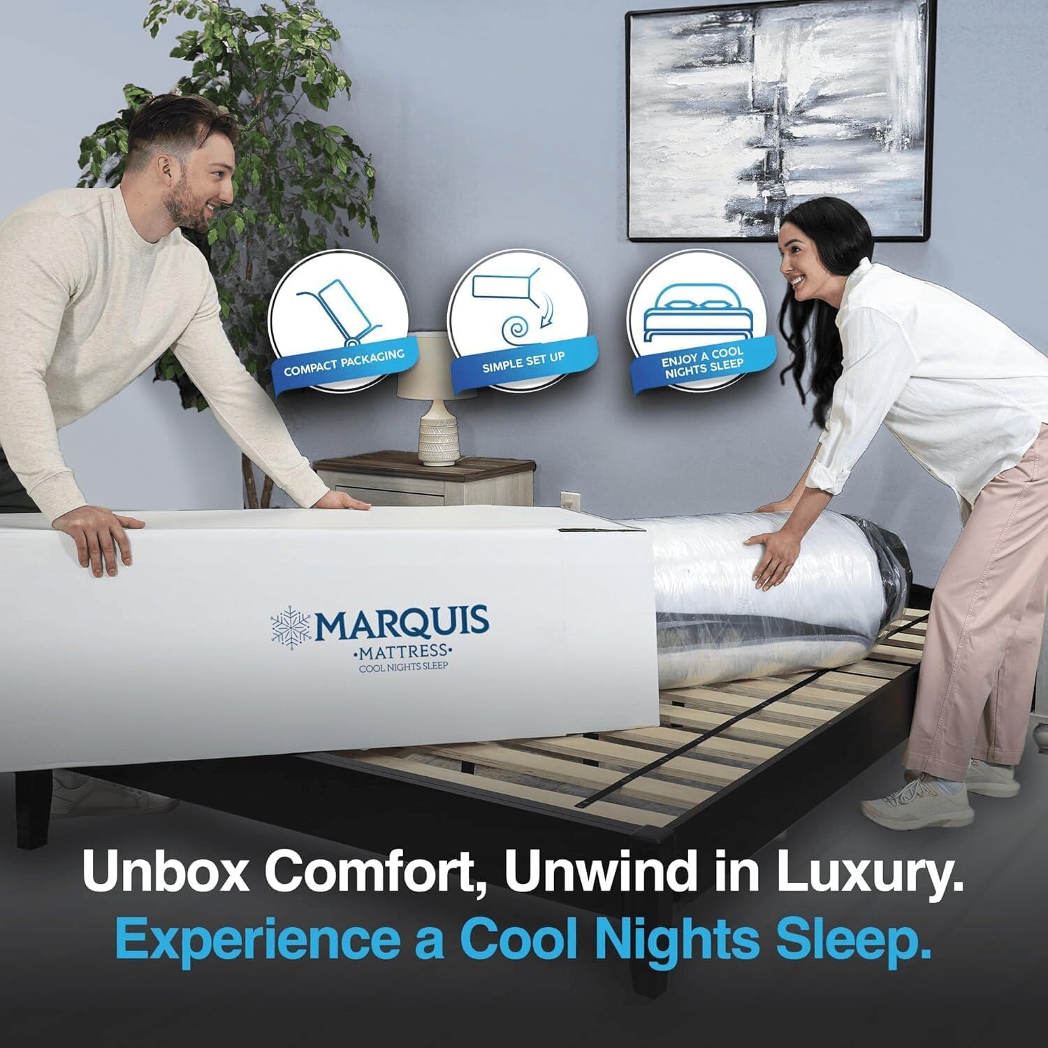 UltraRest 14" Plush Hybrid King/Made In USA/Cool Touch Cover & Cooling Gel Memory Foam/TriZoned Ind Wrapped Coils for Motion Isolation and Pressure Relief/CertiPUR-US Certified/10-Year War