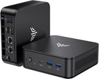 KAMRUI E3 Mini PC  W-11 Pro Ryzen 3500U Mini Computers (Beat N150/N97  up to 3.7GHz)  Mini Desktop Computer 16GB RAM 512GB SSD  Desktop PC Support 4K TYPE-C+HDMI+DP with Dual WiFi Business Home Office