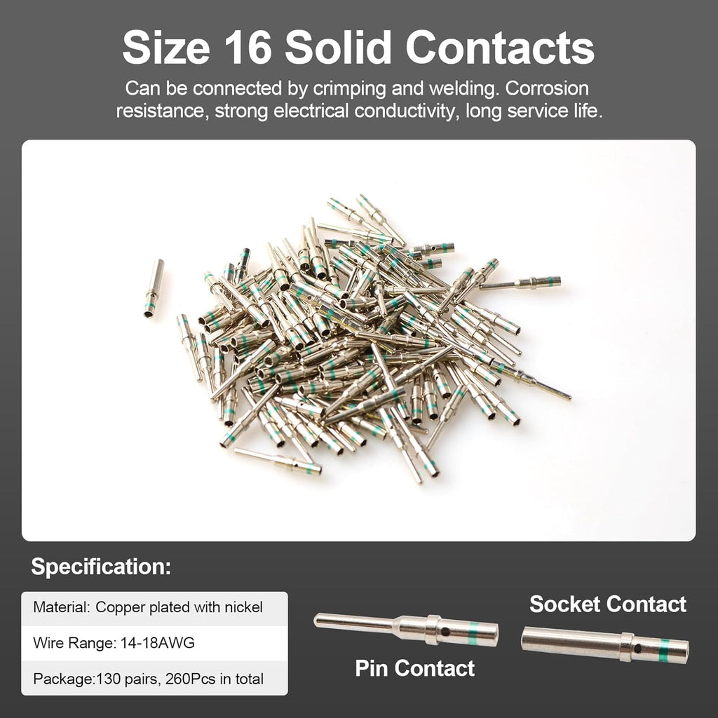 452 Pcs Grey DT Deutsch Connector Kit, 2 3 4 6 8 12 Pin, Waterproof, DT Connector Removal Tool, Contacts Extraction Tools, Automotive Repair Accessory Kit, Seal Plugs