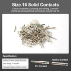 452 Pcs Grey DT Deutsch Connector Kit, 2 3 4 6 8 12 Pin, Waterproof, DT Connector Removal Tool, Contacts Extraction Tools, Automotive Repair Accessory Kit, Seal Plugs