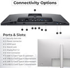 Dell P2425H Computer Monitor Screen 24" 16:9 IPS Display with Stand - 1 Year Warranty  100Hz Full HD  1920 x 1080 with Power Cable  Anyhdd DisplayPort  HDMI  USB 3.0 Upstream Cable & Cloth - New