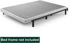 Zinus Victor 4 Inch Quick Lock Box Spring / Mattress Foundation / Built-to-Last Metal Structure / Low Profile / Easy Assembly, King, White