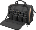 Custom Leathercraft1539 Multi-Compartment 50 Pocket Tool Bag