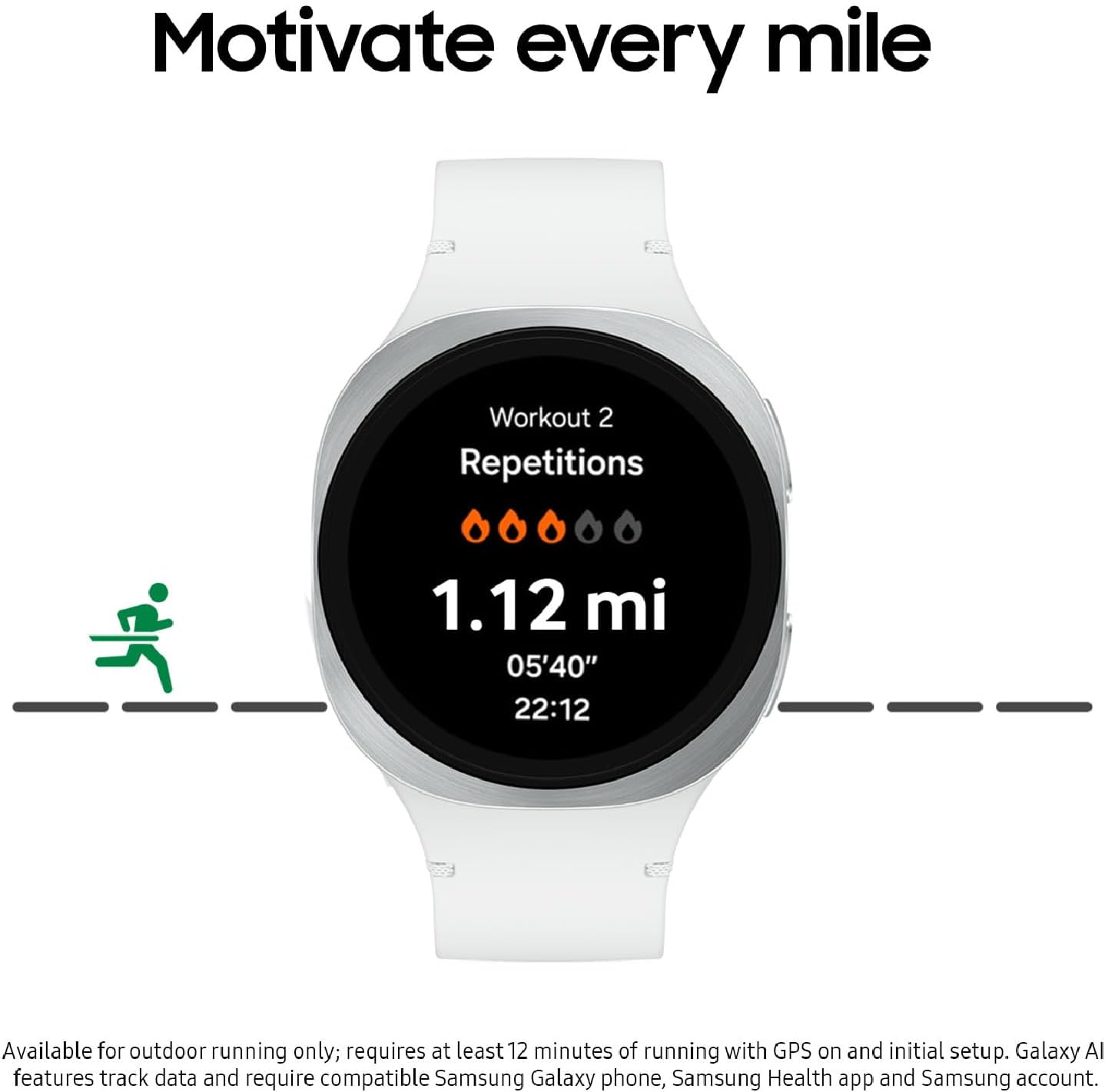 Samsung Galaxy Watch 8 (2025) 44mm Bluetooth Smartwatch  Cushion Design  Fitness Tracker  Sleep Coaching  Running Coach  Energy Score  Heart Rate Tracking  Graphite US Version  2 Yr Warranty