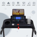 ATEEDGE Treadmills for Home, 15% Auto Incline, 0.5-10 MPH, 18" Belt, 3 HP, 350lb Capacity, Foldable, Bluetooth App