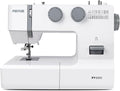 FEIYUE FYe310 Full Size Sewing Machine with Foot Pedal, Heavy Duty & Portable, Powerful Servo Motor, 25 Built-in Stitches, 6 Bobbins & 5 Included Sewing Feet (White)