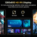 Android 15 Tablet,10 inch Tablets, Octa Core CPU, 12GB+64GB+512GB Expansion, 1280x800 Display Screen, Wi-Fi6, Dual Camera, 6000mAh Battery Tablet PC,Widevine L1 Google Kids Space