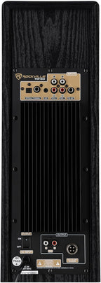 Rockville TM150B Powered Home Theater Tower Speaker System  Black  1000W  10" Subwoofers  Bluetooth  USB/SD Playback  FM Radio  Remote Control  Karaoke Ready  Perfect for Home Entertainment