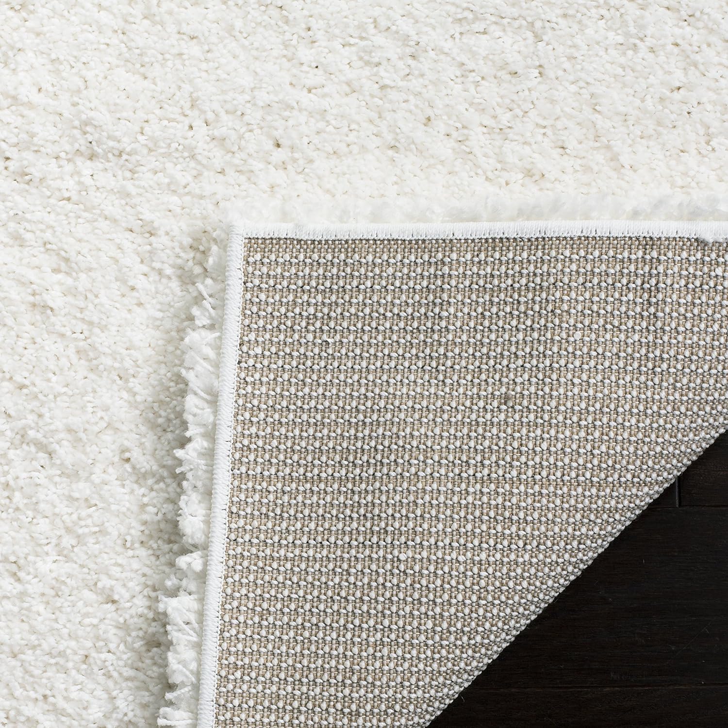 SAFAVIEH Area Rug 8x10 - California Shag Collection - Large - White, Non-Shedding & Easy to Clean, Ultra Plush Thick Pile, Ideal for Living Room, Bedroom, Dining Space (SG151-1010)