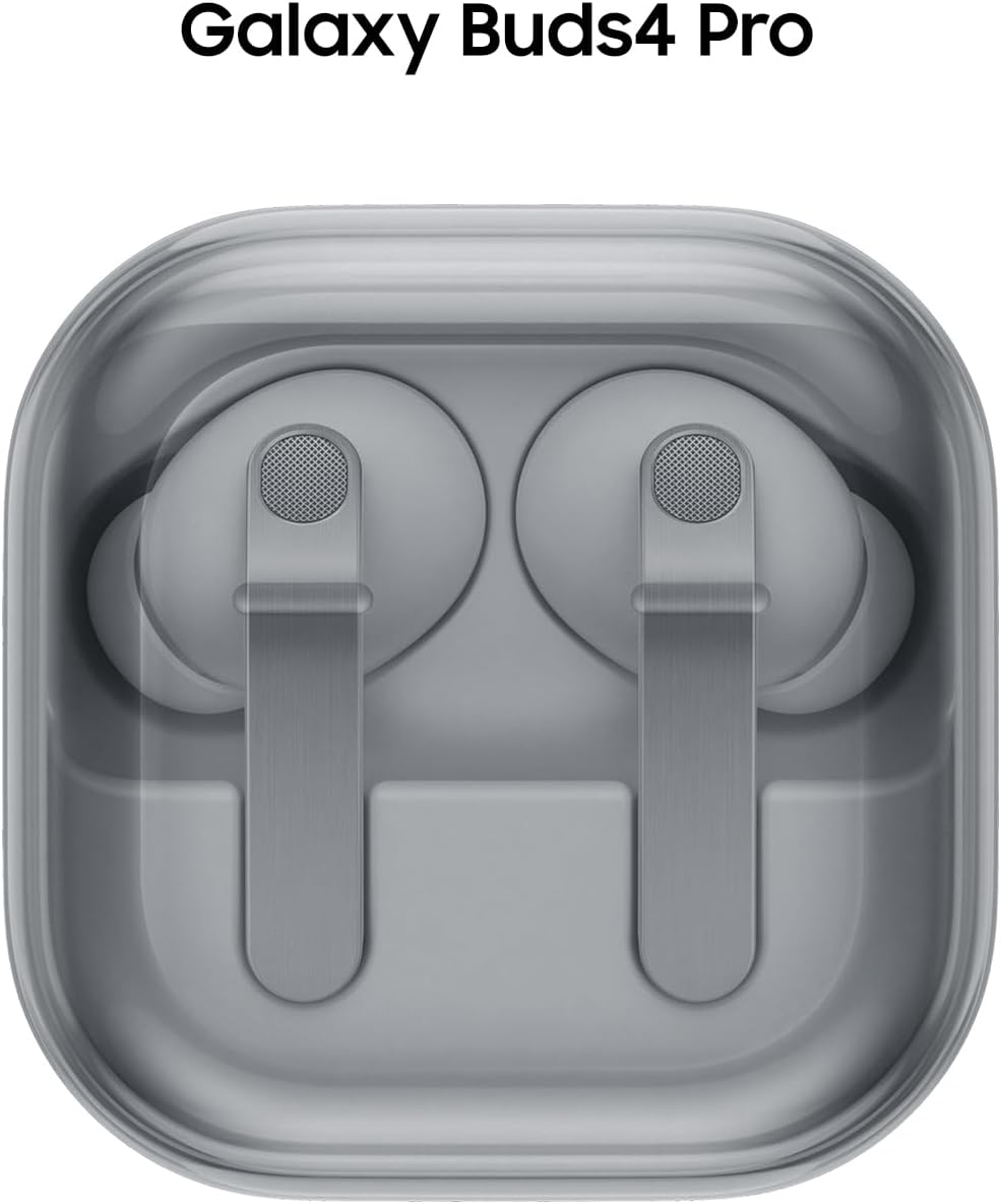 Samsung Galaxy Buds 4 Pro (2026) AI True Wireless Bluetooth Earbuds  Hi-Res Audio  2-Way Speaker  ANC 2.0  Optimized Comfort  IP57  Live Translation  White US Version  2 Yr Warranty