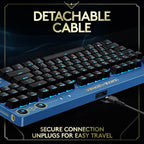 Logitech G PRO Mechanical Gaming Keyboard - Ultra-Portable Tenkeyless Design, Detachable USB Cable, LIGHTSYNC RGB Backlit Keys, Official League of Legends Edition