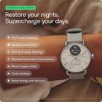 WITHINGS ScanWatch 2 - Hybrid Smart Watch  Heart Rate Monitoring  Fitness Tracker  Cycle Tracker  Sleep Monitoring  GPS Tracker  30-Day Battery Life  Android & Apple Compatible  HSA/FSA