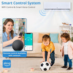 IDEALHOUSE 24,000 BTU Mini Split Air Conditioner and Heat Pump, 21 SEER2 Ultra Quiet 208-230V Ductless AC with WiFi & Alexa Control, Cools/Heats up to 1500 Sq.Ft, Easy Installation Kit