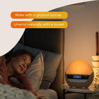 Lumie Bodyclock Luxe 700FM | Wake-Up Light with FM Radio, Bluetooth Speakers, Sunrise/Sunset Features and Low-Blue Light for Sleep