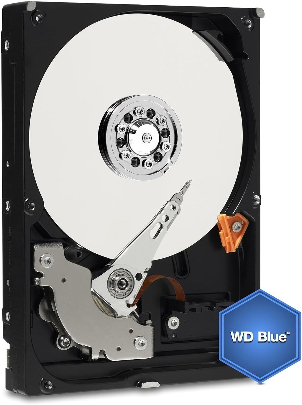 Western Digital(WD) BLUE Deskptop 1TB( 1Terabyte) 3.5"Hard Disk Drive, 5400~7200RPM, SATA3 ( 6.0GB/s), 64MB Cache, IDEAL for PC/Mac/CCTV/NAS/DVR/Raid and SATA Applications, 1YR Warranty (Blue)